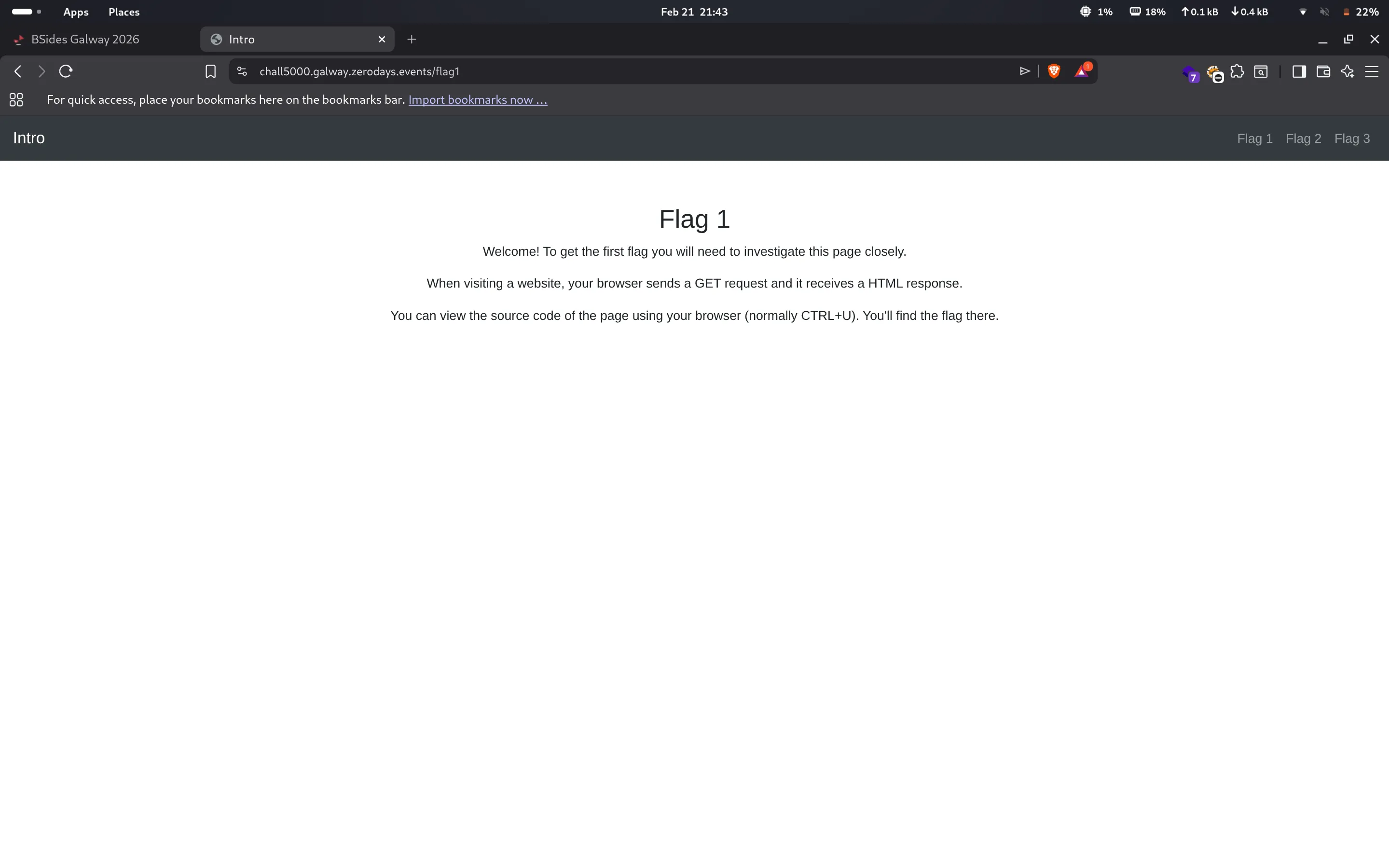 Intro challenge description